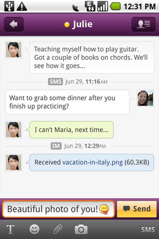 une nouvelle application Android ! Aujourd’hui… Yahoo! Messenger ...