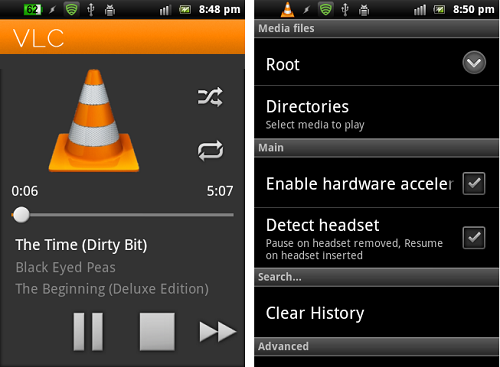 Nouveau VLC arrive sur android play store application gratuite accélération matérielle