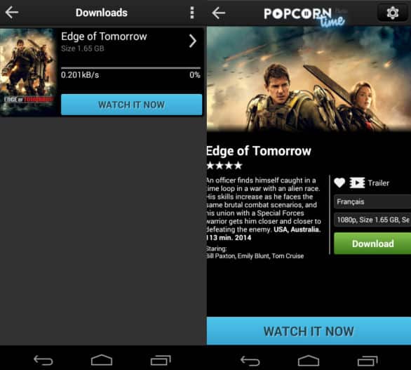 Popcorn Time Android