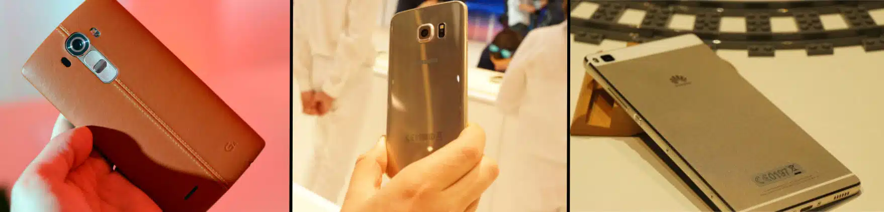 LG G4 vs Samsung Galaxy S6 Edge vs Huawei P8
