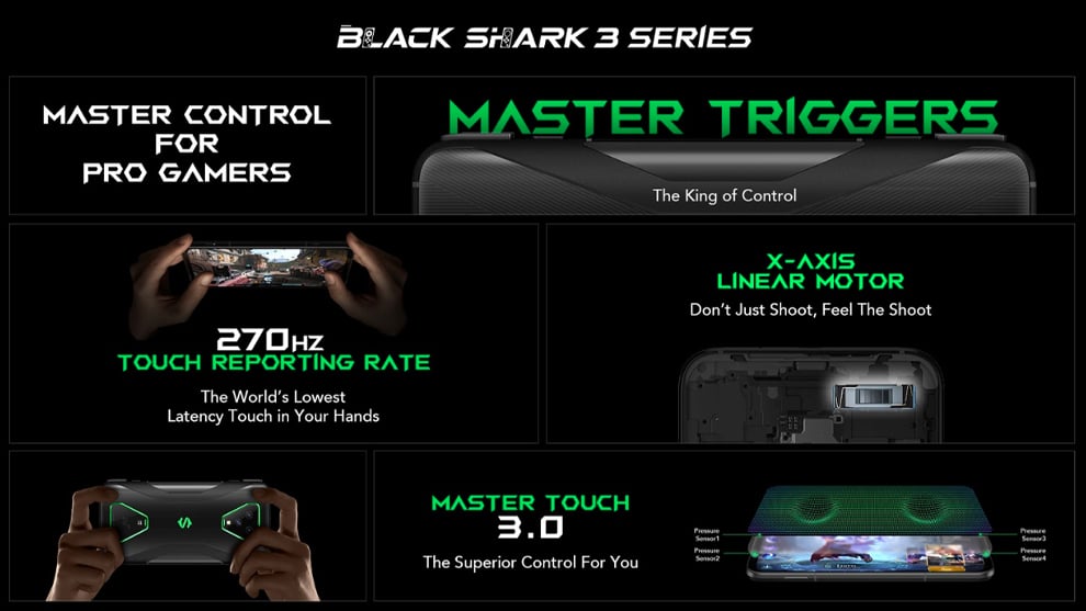 Black Shark nouvelles fonctionnalités