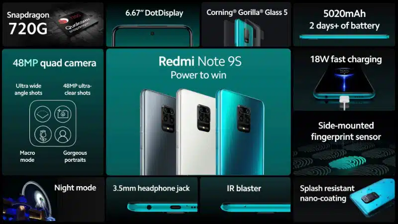 Redmi Note 9S 