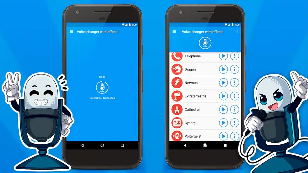 Top des applications Android de voice morphing pour changer de voix