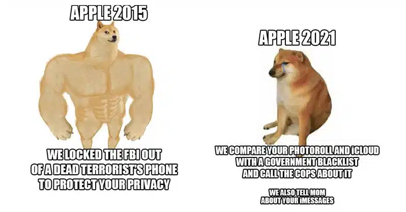 iphone vie privée