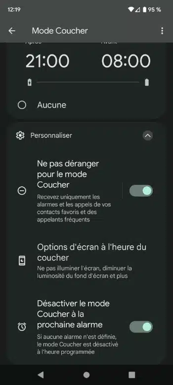 android coucher