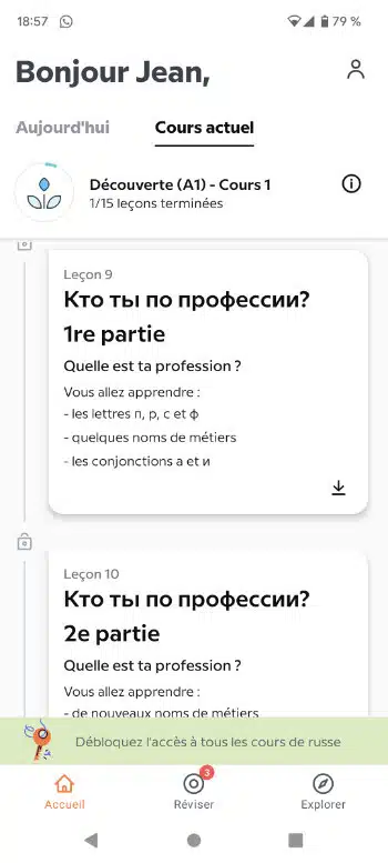 apprendre russe